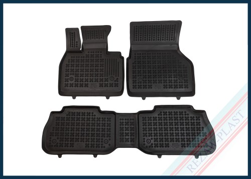 Dywaniki podłogowe czarne pasują do: BMW iX (I20) 2021 -