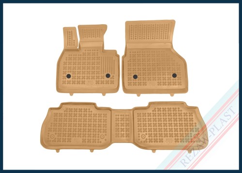 Dywaniki podłogowe beżowe pasują do: BMW iX (I20) 2021 -