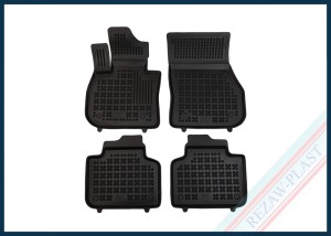 Dywaniki podłogowe czarne pasują do: BMW 2 (G42-U06) Active Tourer 2021 -, BMW X1 (U11) 2022 -