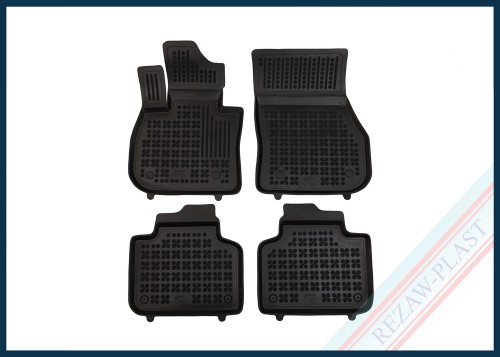 Dywaniki podłogowe czarne pasują do: BMW 2 (G42-U06) Active Tourer 2021 -, BMW X1 (U11) 2022 -