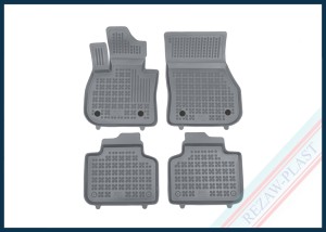 Dywaniki podłogowe szare pasują do: BMW 2 (G42-U06) Active Tourer 2021 -, BMW X1 (U11) 2022 -