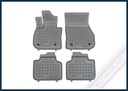 Dywaniki podłogowe szare pasują do: BMW 2 (G42-U06) Active Tourer 2021 -, BMW X1 (U11) 2022 -