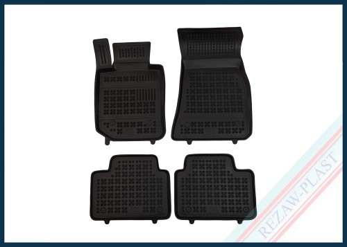 Floor mats black fit to: BMW 3 (G20, G21) 2018 -