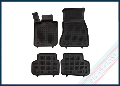 Floor mats black fit to: BMW 5 (G30, G31) 2016 - 2023, M5 (F90) 2017 - 