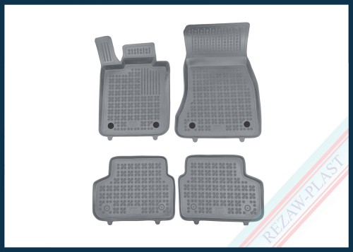 Floor mats grey fit to: BMW 5 (G30, G31) 2016 - 2023, M5 (F90) 2017 - 