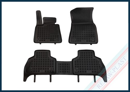 Dywaniki podłogowe czarne pasują do: BMW X5 (G05) 2018 -