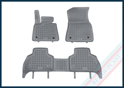 Dywaniki podłogowe szare pasują do: BMW X5 (G05) 2018 -