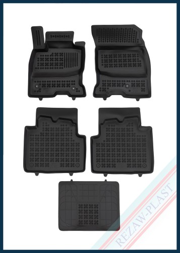 Dywaniki podłogowe czarne pasują do: Ford KUGA III 2019 -