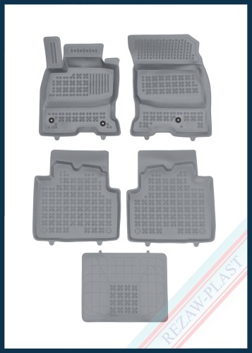 Dywaniki podłogowe szare pasują do: Ford KUGA III 2019 -