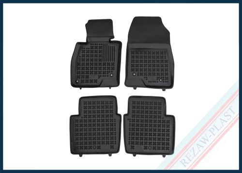 Floor mats black fit to: Mazda 6 III 2012 - 2023