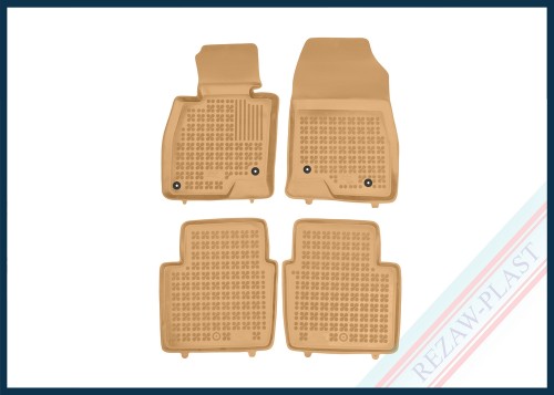 Floor mats beige fit to: Mazda 6 III 2012 - 2023