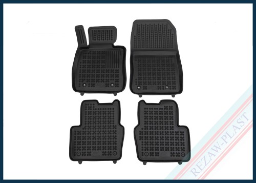 Floor mats black fit to: Mazda 2 III 2014 - 2023