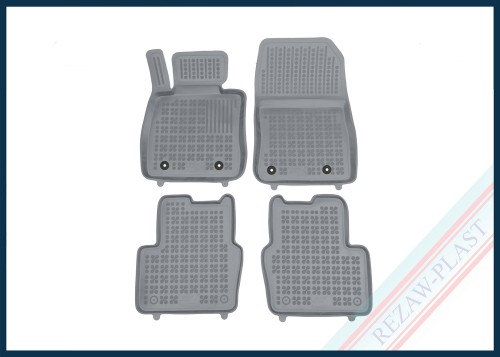 Floor mats grey fit to: Mazda 2 III 2014 - 2023