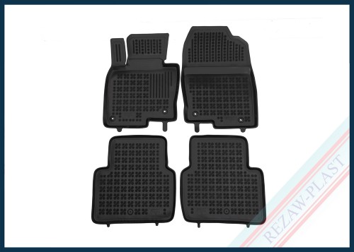 Floor mats black fit to: Mazda CX-5 II 2017 -