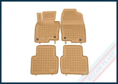 Dywaniki podłogowe beżowe pasują do: Mazda CX-5 II 2017 -