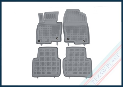 Floor mats grey fit to: Mazda CX-5 II 2017 -