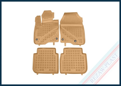 Floor mats beige fit to: Honda CR-V VI e:PHeV 2023 -