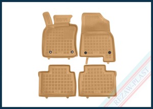 Dywaniki podłogowe beżowe pasują do: Toyota CAMRY VIII (XV80) 2024 -