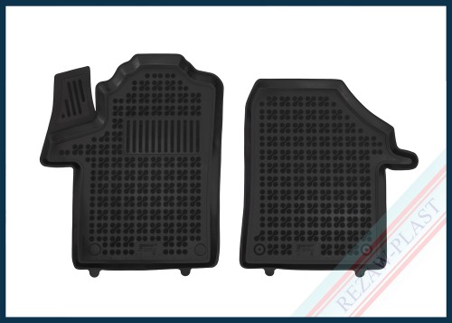 Dywaniki samochodowe TPE (gumowe) czarne pasują do: Mercedes eVITO, VITO III W447 2024 -