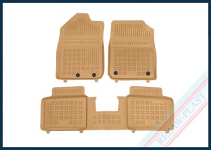 Dywaniki podłogowe beżowe pasują do: Dacia SPRING 2021 -