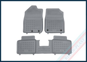 Dywaniki podłogowe szare pasują do: Dacia SPRING 2021 -