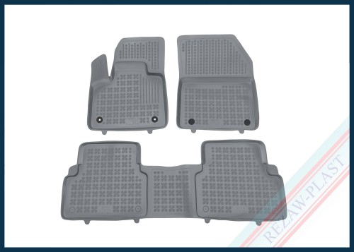 Floor mats grey fit to: Citroen C5 AIRCROSS 2017 -