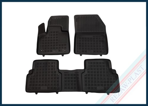 Floor mats black fit to: Citroen C5 AIRCROSS 2017 -