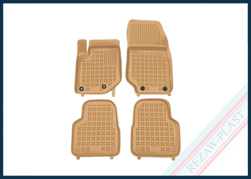 Floor mats beige fit to: Citroen C4 X 2023 - 