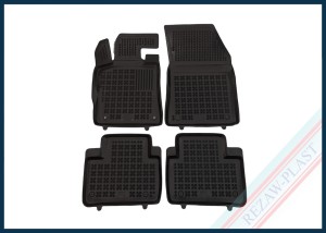 Dywaniki podłogowe czarne pasują do: Citroen C5 X 2021 -, Peugeot 408 2023 -