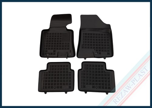 Floor mats black fits to: Hyundai i30 II 2012 - 2017, Kia PRO_CEE'D II 2012 - 2018, CEE'D II 2012 - 2018