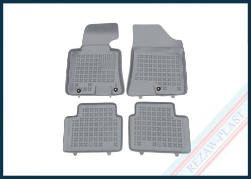 Floor mats grey fits to: Hyundai i30 II 2012 - 2017, Kia PRO_CEE'D II 2012 - 2018, CEE'D II 2012 - 2018