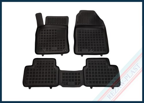Floor mats black fit to: Hyundai i30 III 2016 -, Kia CEED III (CD) 2018 -, PROCEED III 2018 -, XCEED 2019 -