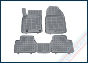Dywaniki podłogowe szare pasują do: Hyundai i30 III 2016 -, Kia CEED III (CD) 2018 -, PROCEED III 2018 -, XCEED 2019 -