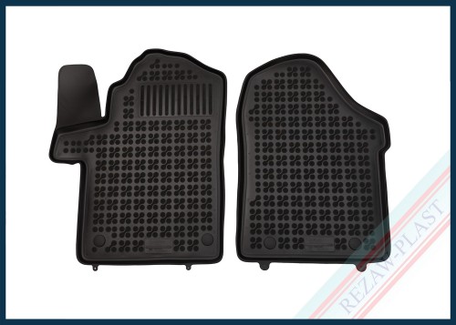 Floor mats black fit to: Mercedes METRIS 2015 - 2022, W447 V - KLASA 2014 -, VITO III 2014 -