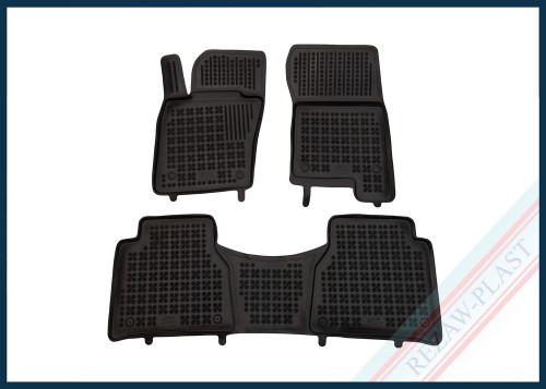Dywaniki podłogowe czarne pasują do: Mercedes X - KLASA 2017 -