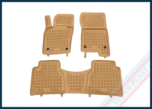 Dywaniki podłogowe beżowe pasują do: Mercedes X - KLASA 2017 -