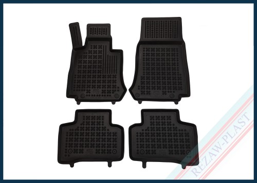 Dywaniki podłogowe czarne pasują do: Mercedes EQC N293 2019 -