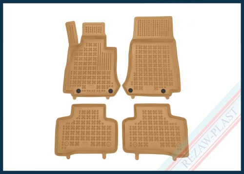 Dywaniki podłogowe beżowe pasują do: Mercedes EQC N293 2019 -