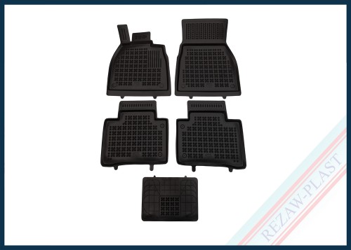 Floor mats black fit to: Mercedes EQS V297 2021 - 2022