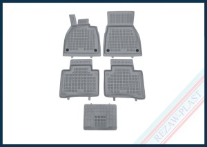 Dywaniki podłogowe szare pasują do: Mercedes EQS V297 2021 - 2022