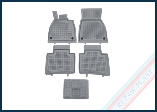Floor mats grey fit to: Mercedes EQS V297 2021 - 2022
