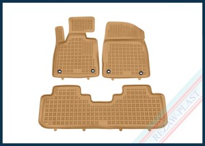 Dywaniki podłogowe beżowe pasują do: Lexus CT 200h 2010 - 2021