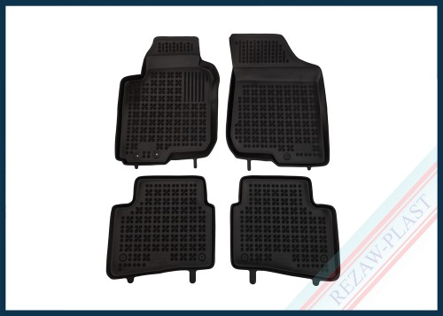 Floor mats black fits to: Hyundai i30 I 2007 - 2012, Kia PRO_CEE'D I 2007 - 2012, CEE'D I 2006 - 2012