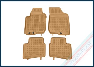 Dywaniki podłogowe beżowe pasują do: Hyundai i30 I 2007 - 2012, Kia PRO_CEE'D I 2007 - 2012, CEE'D I 2006 - 2012