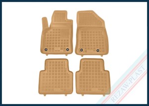 Dywaniki podłogowe beżowe pasują do: Citroen C3 AIRCROSS II 2017 - 2024