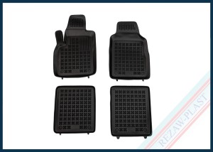 Floor mats black fit to: Fiat PANDA II 2003 - 2012