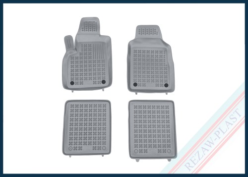 Floor mats grey fit to: Fiat PANDA II 2003 - 2012