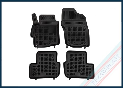 Floor mats black fit to: Mitsubishi LANCER VIII 2008 - 2016, LANCER EVO X 2007 - 2015