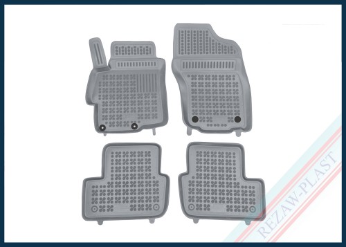 Floor mats grey fit to: Mitsubishi LANCER VIII 2008 - 2016, LANCER EVO X 2007 - 2015