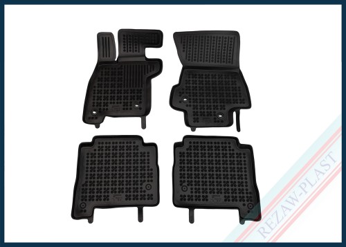 Floor mats black fit to: Lexus LS V 500h 2017 -
